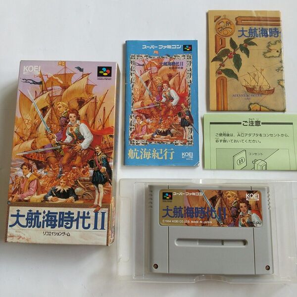 大航海時代II 大航海時代2 マップ付き SHVC-QL スーパーファミコン SFC SUPER FAMICOM KOEI 光栄