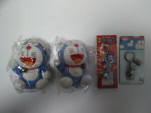 < new goods * long-term keeping goods > Doraemon soft toy type key holder 2 piece + strap + key holder 