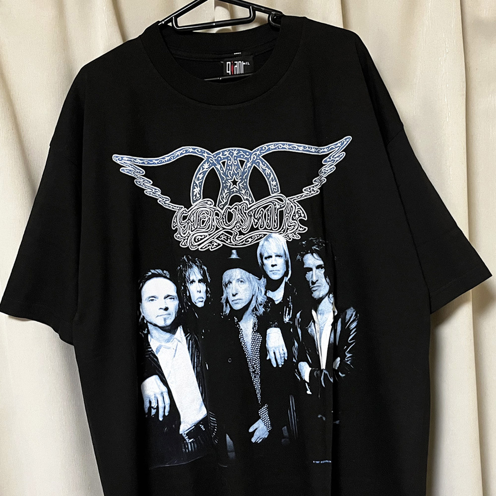 Yahoo!オークション -「aerosmith nine lives」(Tシャツ) (記念 Yahoo!オークション -「aerosmith nine lives」(Tシャツ) (記念