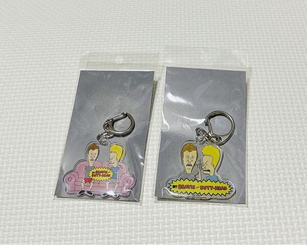 BEAVIS BUTT-HEAD ビーバス アクリルキーホルダー 新品 2種類