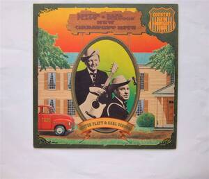 LP１枚。LESTER　FLATT＆EARL　SCRUGGS。NEW　GREATEST　HITS。フラット＆スクラッグス。カントリー。フォークミュ－ジック。1960年代