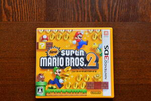 NINTENDO 3DS 。NEW スーパーマリオブラザーズ2。機器本体無く、その後長期保管で動作確認出来ていません