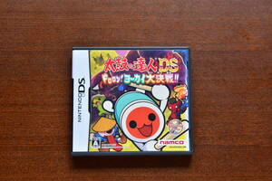 NINTENDO DS。太鼓の達人DS ドロロン!ヨ-カイ大決戦。パッケージのみ(カ-ドはありません)。