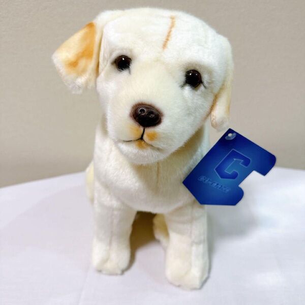 ラブラドール ぬいぐるみ ハグ おもちゃ かわいい子犬 白ホワイトペット人形
