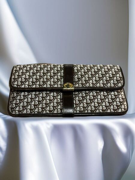 美品☆Dior トロッター柄お札入れorポーチ ディオール