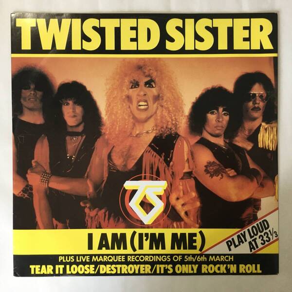 TWISTED SISTER I AM(I'M ME) UK盤