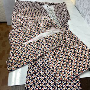 着物 着物コート セット レディース 女性用 和装 道中着 総柄 派手 P84