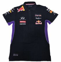 ペペジーンズ Pepe Jeans レッドブル Red Bull レーシング OTL2014 ボタン ポロシャツ（ネイビー）(XL) [並行輸入品]_画像1