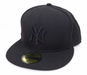 New Era ニューエラ MLB ニューヨーク ヤンキース ベースボールキャップ（ブラック） (7 1/8 56.8cm) [並行輸入品]