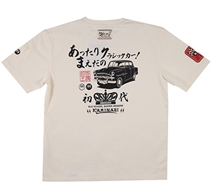 カミナリ雷/初代クラウン/Tシャツ/白/M/Kmt-94/エフ商会/テッドマン/カミナリモータース