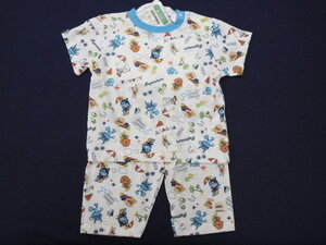 新品 TA2602-80 アンパンマン腹巻付き半袖パジャマ サックス レターパック発送(代引き不可)