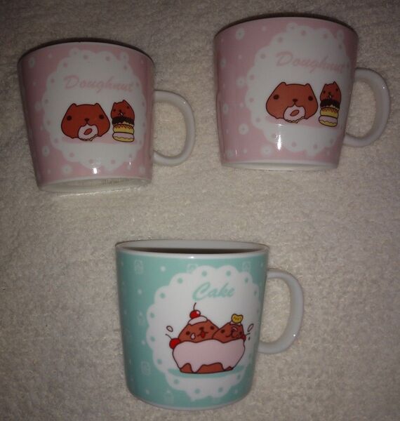 新品 カピバラさん マグカップ 3個セット