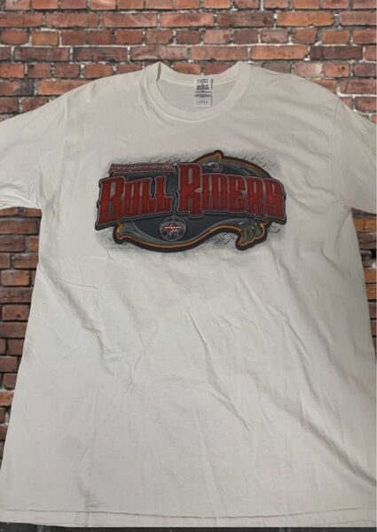 US古着GILDANプリントTシャツLサイズ