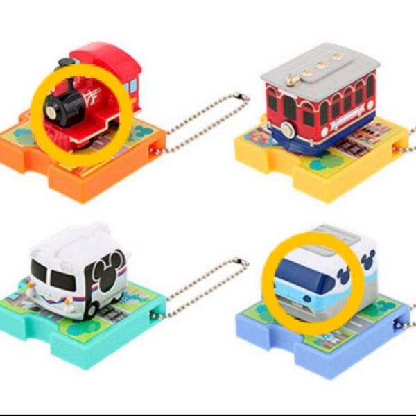 ディズニー カプセルトイ 乗り物 ディズニーリゾートライン ウエスタンリバー鉄道