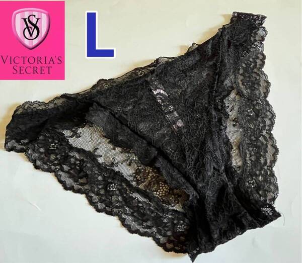 【送料無料】132 新品■ヴィクトリアシークレット Victoria's Secret レース ビキニ ショーツ L (日本サイズ L~LL位)