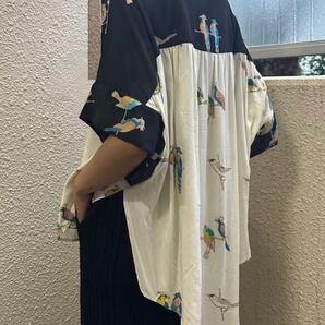 【新品+レア+訳あり】LOEWE paula's Ibiza 鳥 プリント シャツ 32