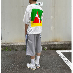 【新品+レア】ISSEY MIYAKE x IKKO TANAKA ピラミッドシリーズ 三宅一生 田中一光 コラボ Tシャツ グリーン 2