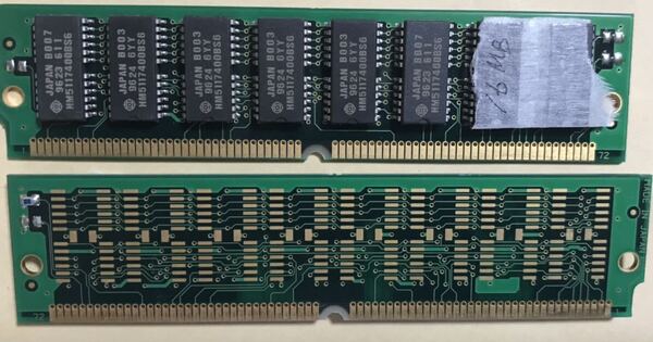 72pin SIMM 16MBx2=32MB(60ns)