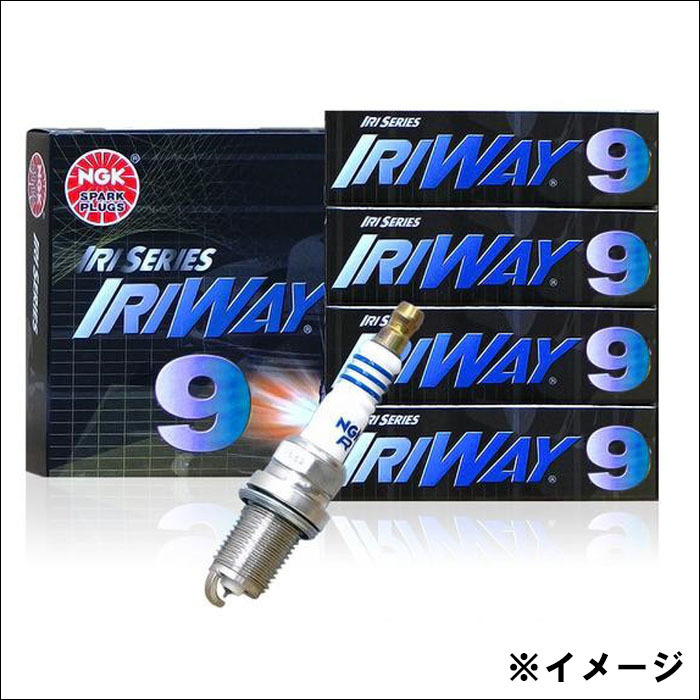 カリーナ AT191 NGK製 イリシリーズ IRIWAY9 4本 1台分 チューニングエンジン イリジウムプラグ 送料無料