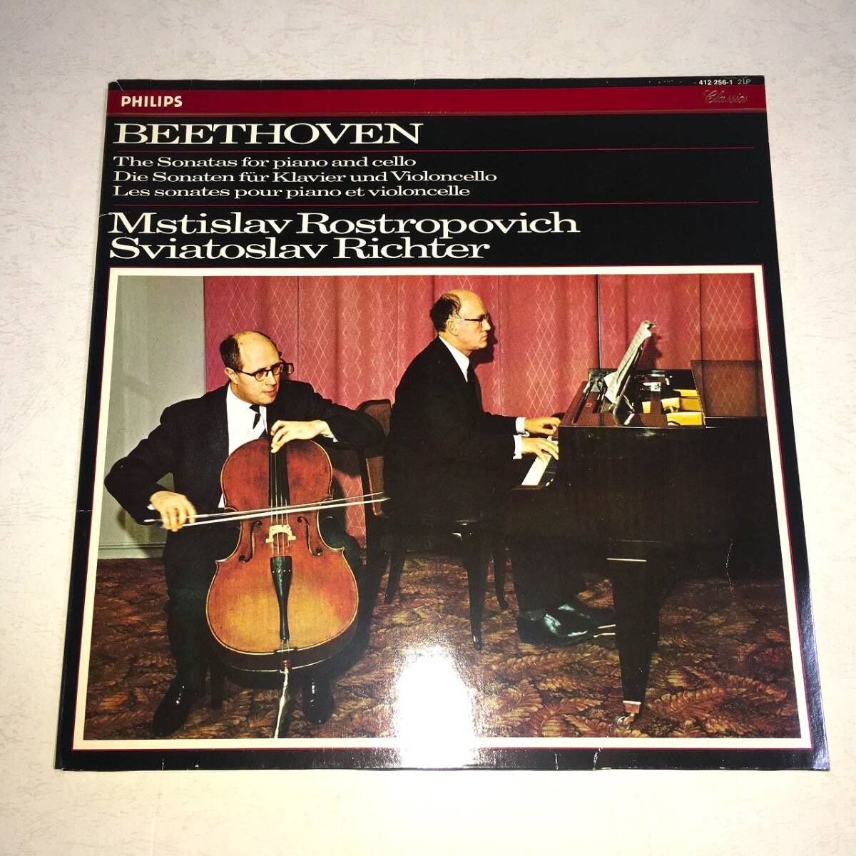 ベートーヴェン：チェロ・ソナタ全集 （全5曲）ロストロポーヴィチ/リヒテル チェロ・ソナタ全集 ロストロポーヴィチ、リヒテル（2CD