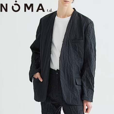 新品 NOMA t.d. 定価38500円 シワ加工 カットオフジャケット Sサイズ相当 K4045