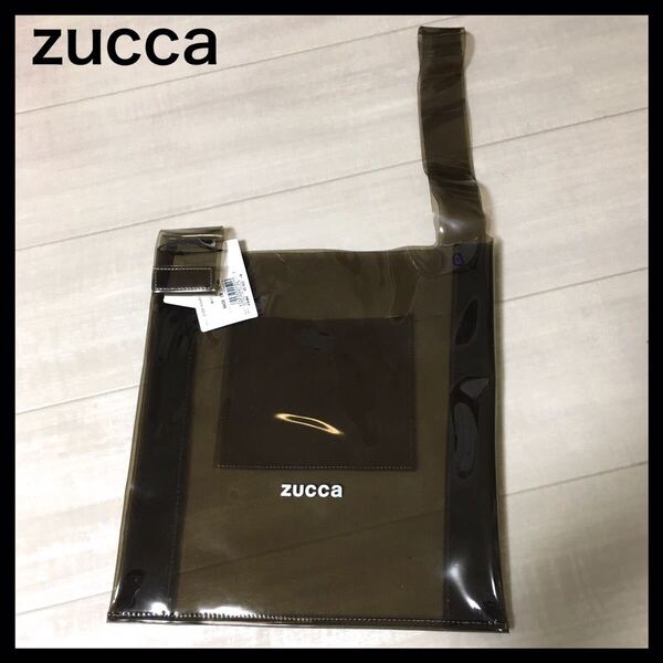 ★新品未使用★ zucca ビニールバッグ クリアバッグ トートバッグ 定価3800円 送料無料