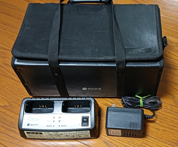 また値下げ谷沢製作所st-722無線機レザーケース、充電器、ACアダプター
