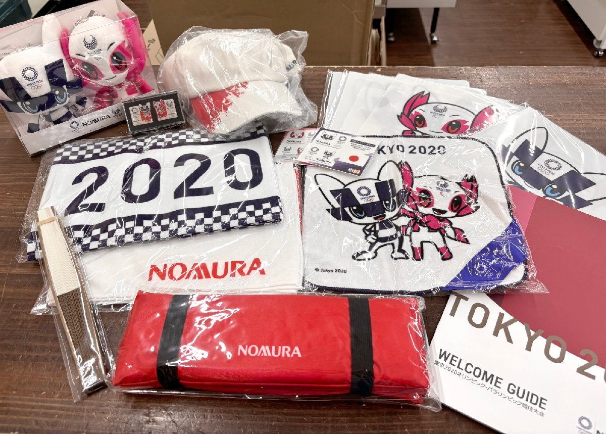 東京2020 オリンピックぬいぐるみS ミライトワ ソメイティ 野村証券