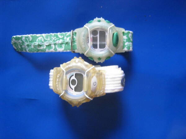 ■即決価格 送料込み金額 Baby-G CASIO カシオ BG-340 X-treme BC-10 X-time 2本 まとめて 腕時計 デジタル 電池切れ◆中古◆