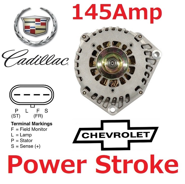 パワーストローク 新品 デルコ互換 105アンペア○8165-7 88-95 タホ 
