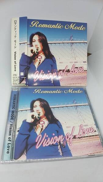 CD ロマンティック モード Vision of love 中古品 紙ケースとステッカー付き