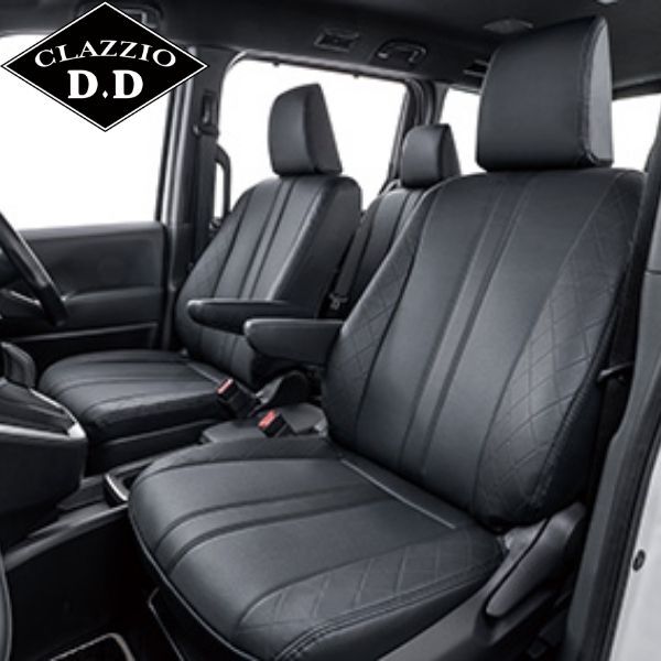 シートカバー インプレッサG4 GK2/GK3/GK6/GK7 スバル クラッツィオ D.D 2列シート車全席セット ブラック Clazzio EF-8128