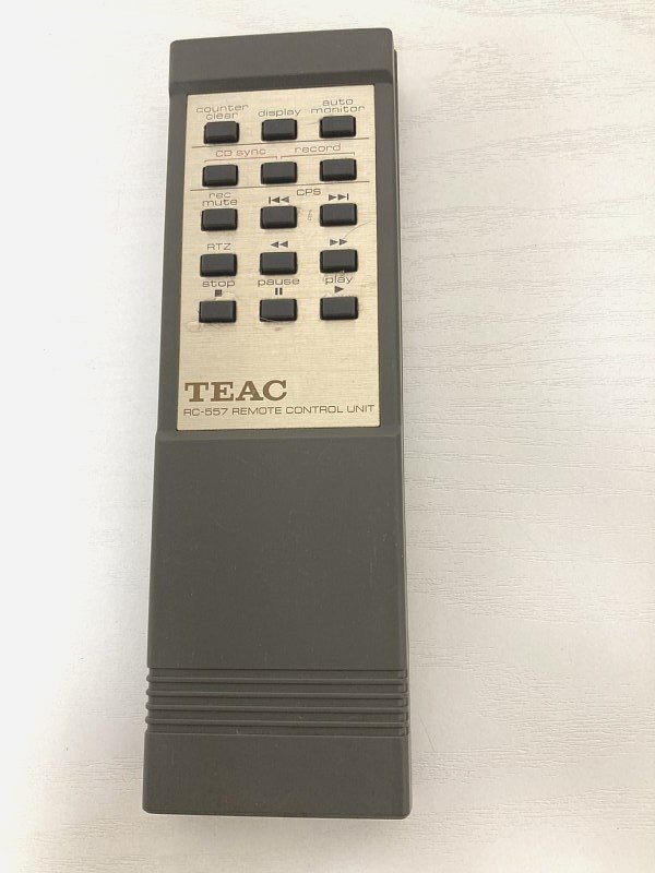 Yahoo!オークション -「teacカセットデッキ」(リモコン Yahoo!オークション -「teacカセットデッキ」(リモコン