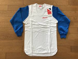 подлинная вещь не использовался неиспользуемый товар Mizuno Mizuno бейсбол нижняя рубашка длинный рукав U шея Junior номер товара :52CJ-2127 размер :160 HF3908