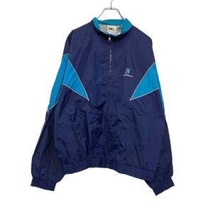 runner sports ナイロンジャケット M ターコイズ ネイビー ランナースポーツ 古着卸 アメリカ仕入 a509-6095