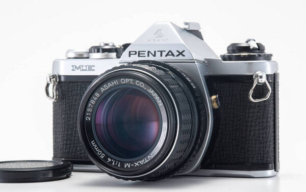 PENTAX ME一眼レフフィルムカメラ w/smc PENTAX-M f1.4/50mmマニュアルフォーカスレンズ Kマウント#11