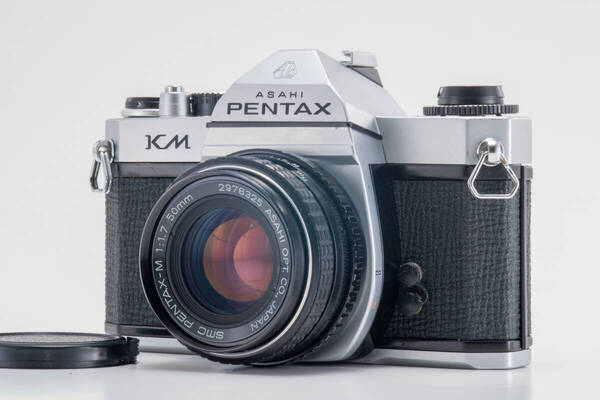 PENTAX KM 35ミリフィルムカメラ/SMC PENTAX-M F1.7 50mm マニュアルフォーカスレンズ 標準レンズセット#5