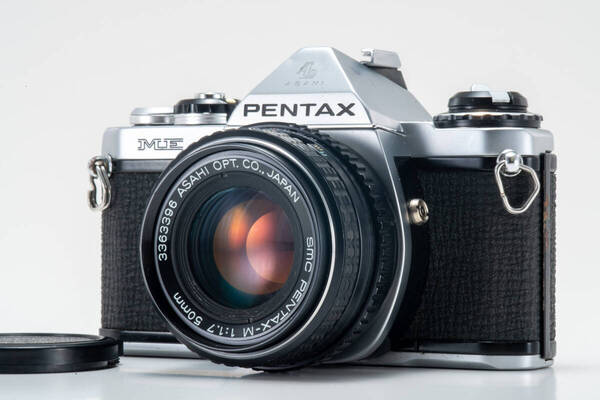 PENTAX ME 35mmフィルムカメラw/smc PENTAX-M f1.7 50mmマニュアルフォーカスレンズ 標準レンズセット #23