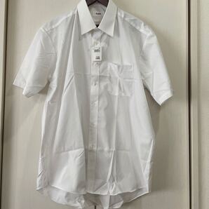 送料無料 新品 e-price 半袖ワイシャツ ドレスシャツ 43 白無地 ホワイト 送料込み