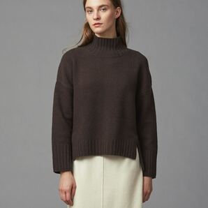 1er Arrondissement ウールカシミヤハイネックニットプルオーバー