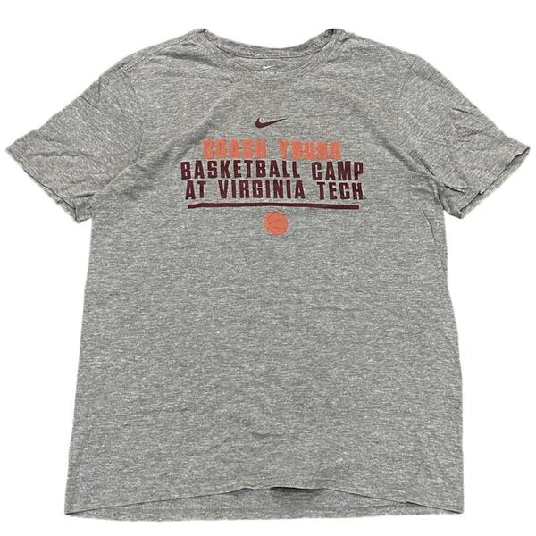 ナイキ 半袖Tシャツ バージニア工科大学 バスケットボール 夏物古着 o21 L相当