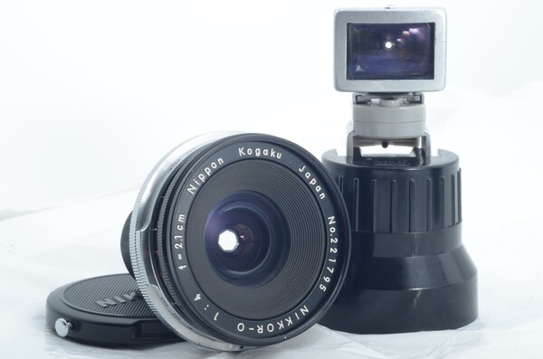 光学良好 NIKKOR-O 2.1CM 21MM F4 NIPPON KOGAKU JAPAN MF WIDE LENS キャップ ファインダー