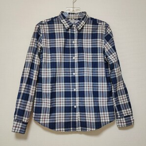 ウィークエンドドゥティアラ WEEKEND de Tiara チェック柄シャツ 長袖シャツ チェック柄