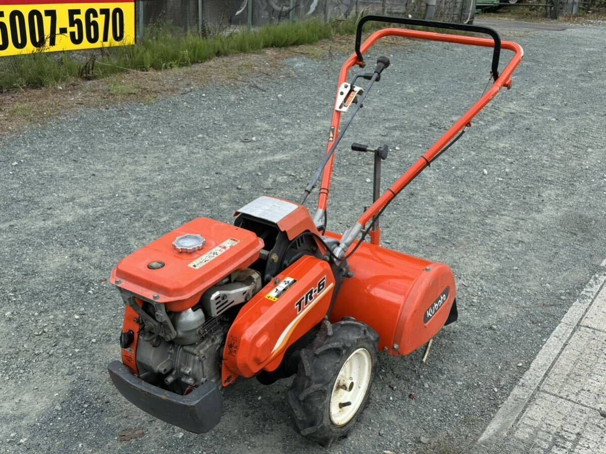 管理機/耕運機　クボタ　土の助ｊｒ　TR6　美品　発送可能　正転/逆転　動作OK Yahoo!オークション -「クボタ tr-6」の落札相場・落札価格