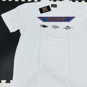 グラディウス Tシャツ ホワイト Mサイズ 新品 匿名配送 レトロ