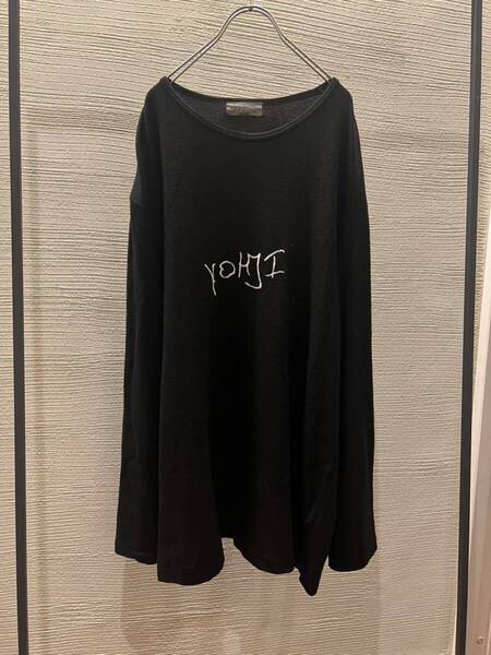 yohji yamamoto knit ヨウジヤマモト ニット ロゴ カットソー