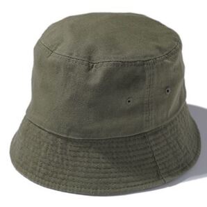 ★新品★ショートブリム コットンバケットハット オリーブ