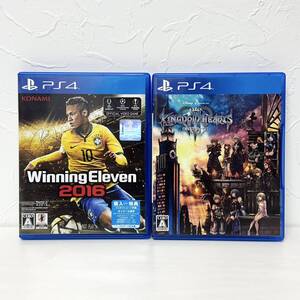 ★2769 ウイニングイレブン2016 キングダムハーツ3 PS4 ソフト 動作未確認 ジャンク