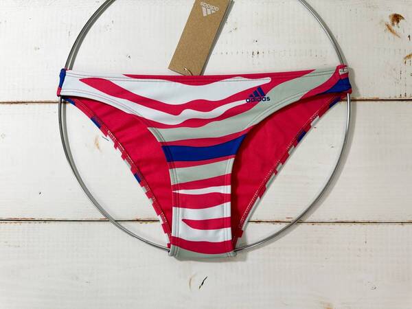【即決】adidas アディダス 女性用 ビーチバレー ビキニ ショーツ 水着 ブルマ アニマル柄Pink 海外XS その3
