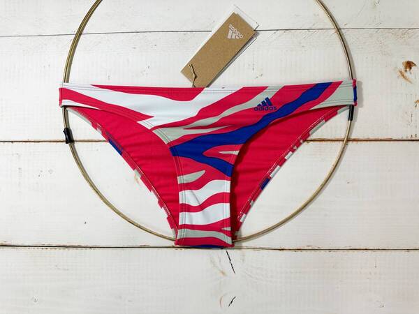 【即決】adidas アディダス 女性用 ビーチバレー ビキニ ショーツ 水着 ブルマ アニマル柄Pink 海外S その2